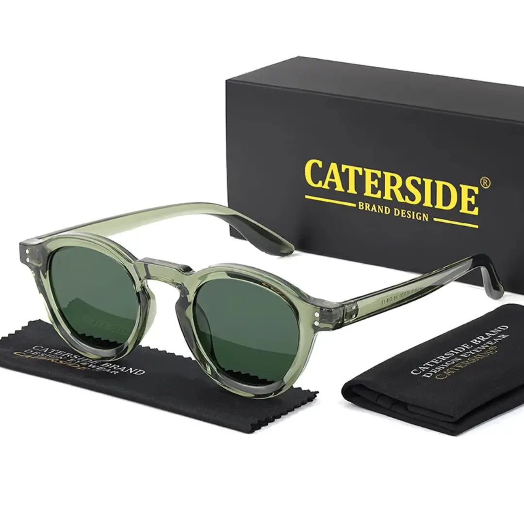 óculos de sol polarizado,
óculos de sol masculino,
óculos de sol feminino,
Óculos de Sol,
Caterside,
Óculos de Sol Line Olive Moss