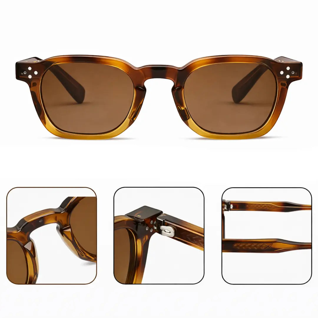 Óculos de Sol Base Amber Tortoise Brown Crystal