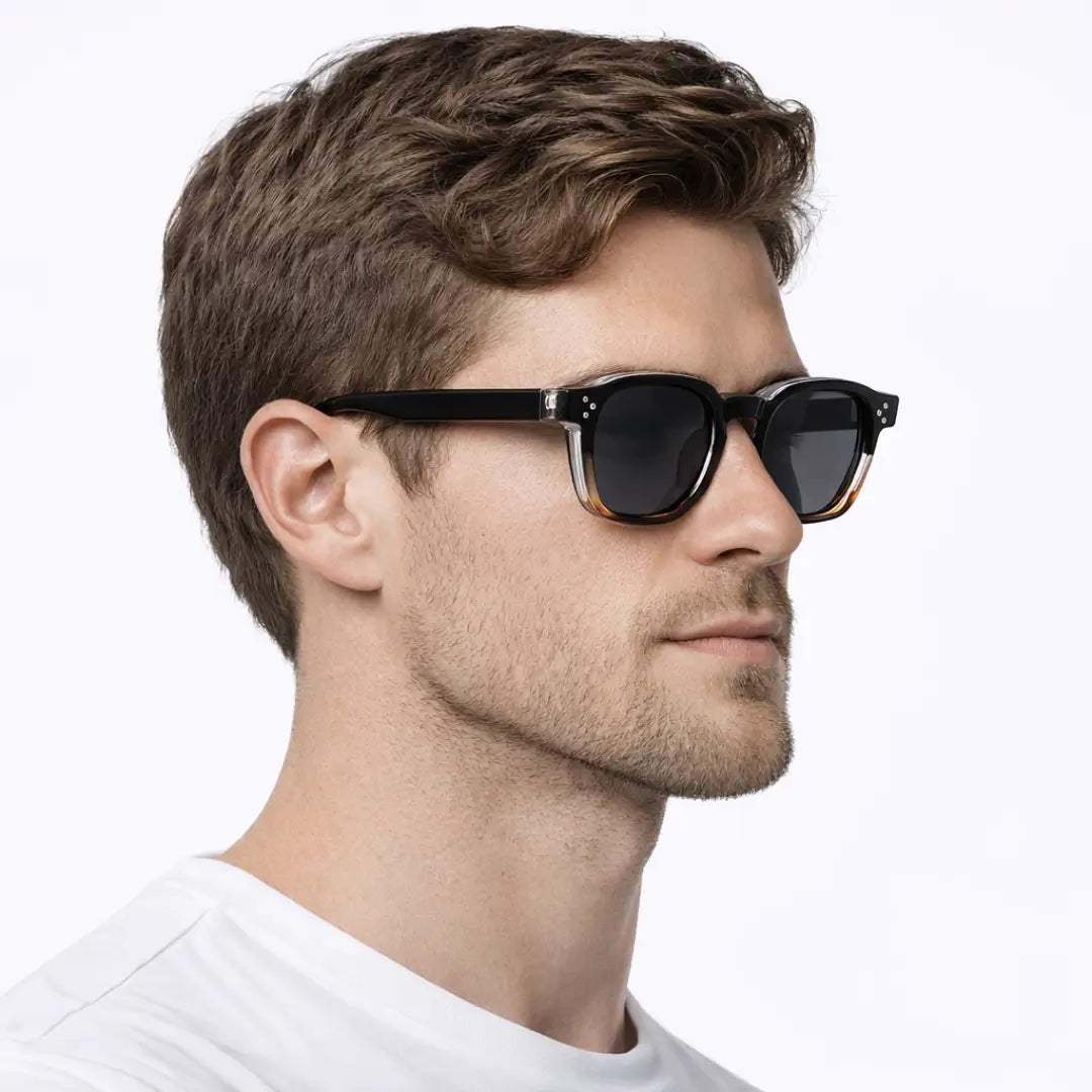 Óculos de Sol Base Black Tortoise Crystal