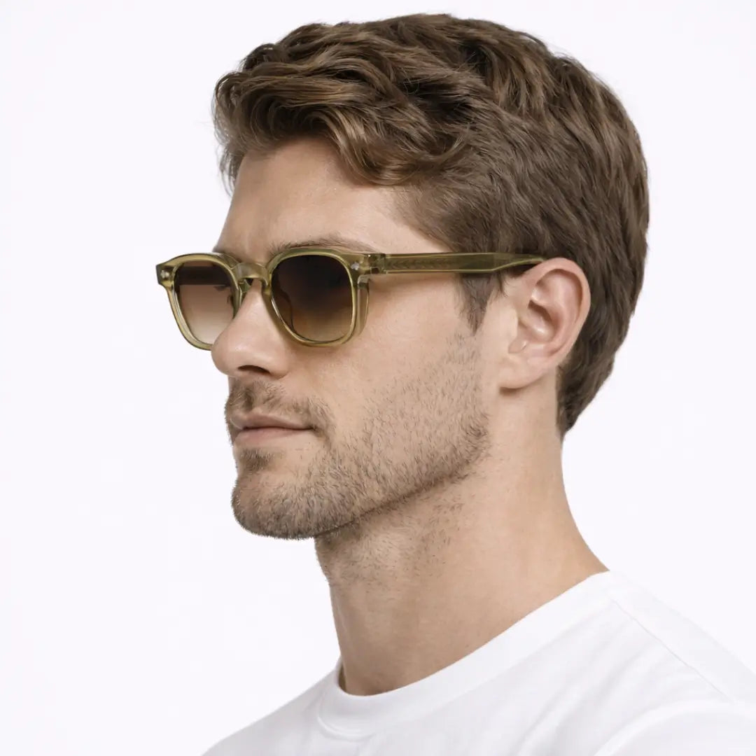 Óculos de Sol Base Olive Crystal