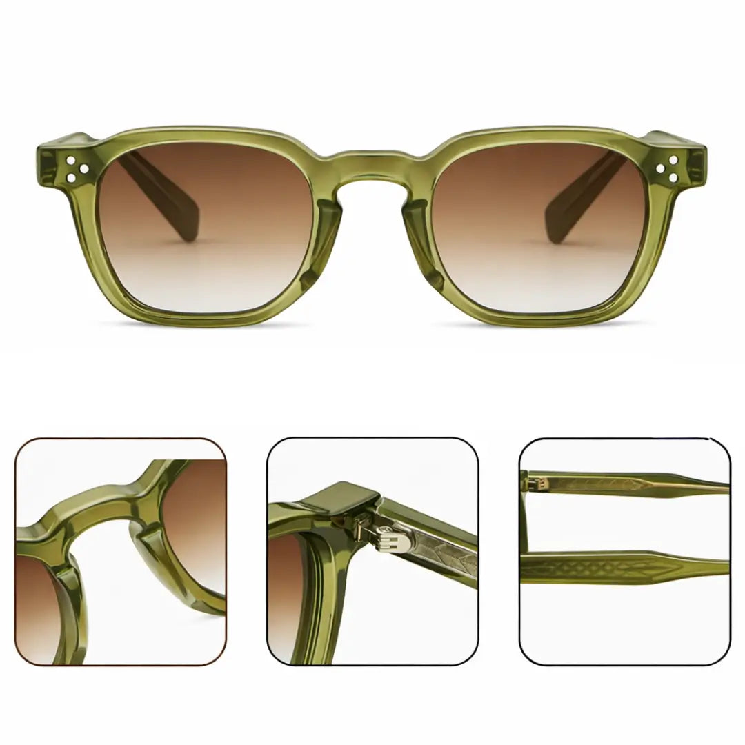 Óculos de Sol Base Olive Crystal