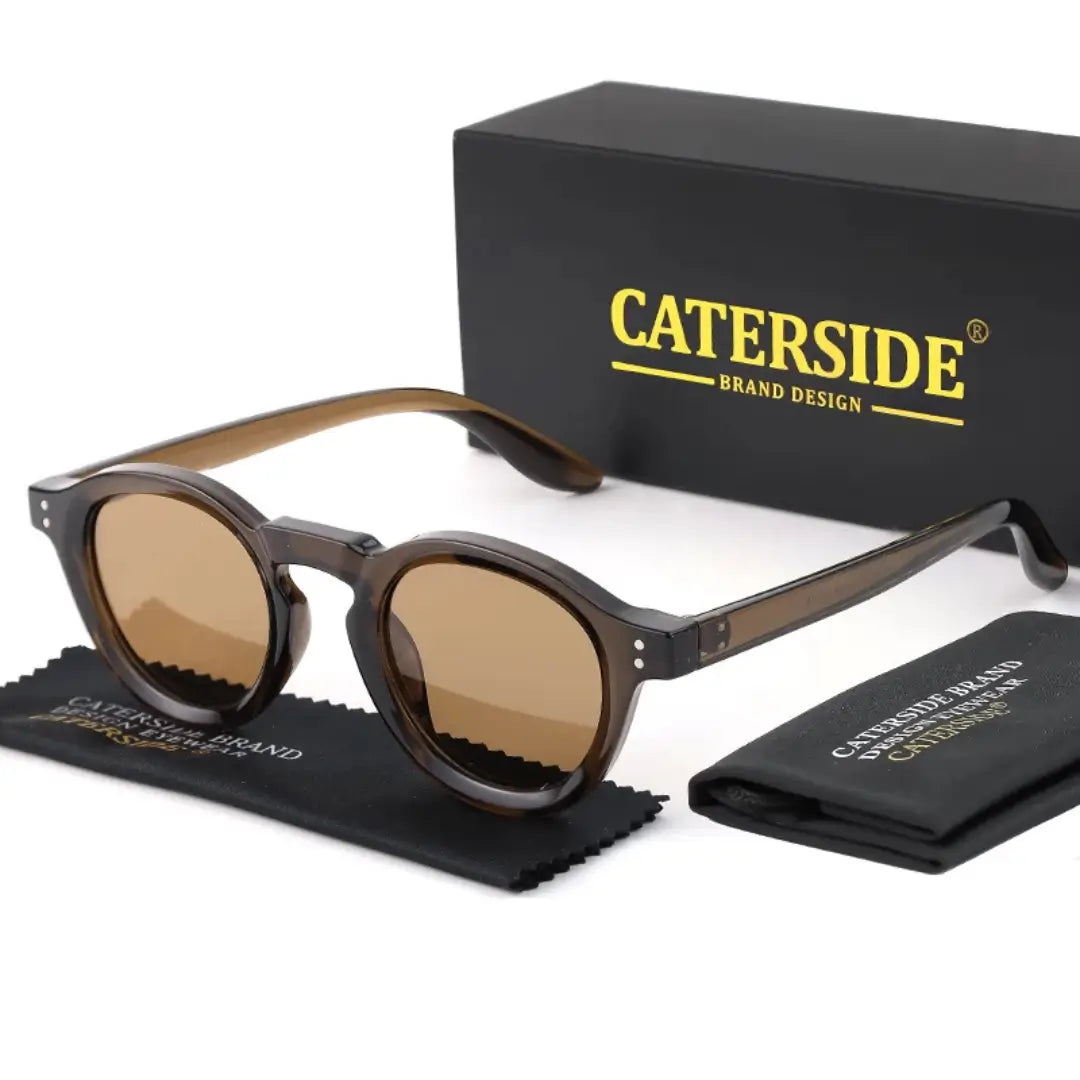 óculos de sol polarizado,
óculos de sol masculino,
óculos de sol feminino,
Óculos de Sol,
Caterside,
Óculos de Sol Line Amber Brown